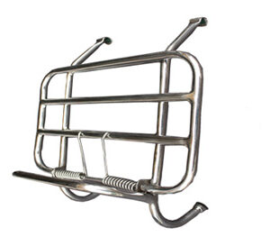 Front folding luggage rack