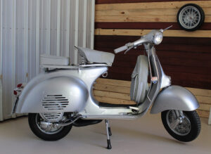 1965 Vespa VBB Standard 150cc. Metallic Silver